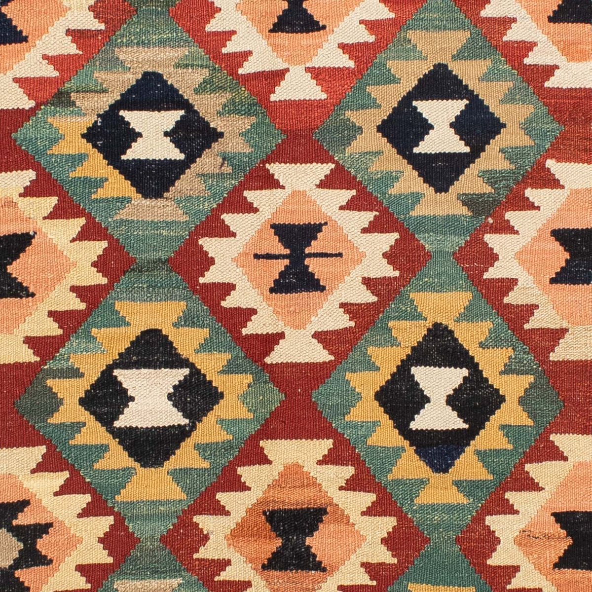 Tappeto Kelim - Splash - 189 x 152 cm - multicolore