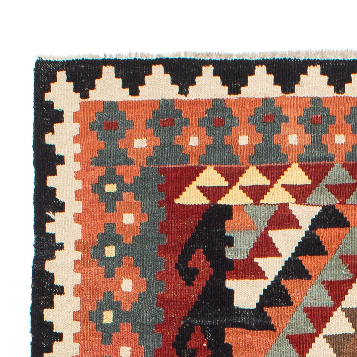 Tappeto Kelim - Splash - 207 x 132 cm - multicolore