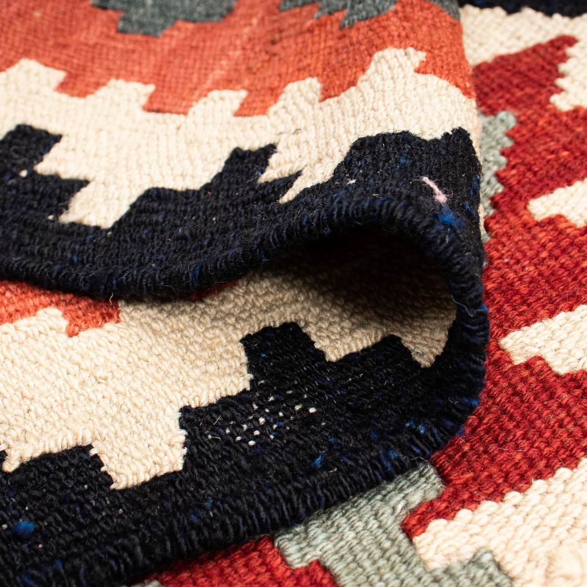 Tappeto Kelim - Splash - 207 x 132 cm - multicolore