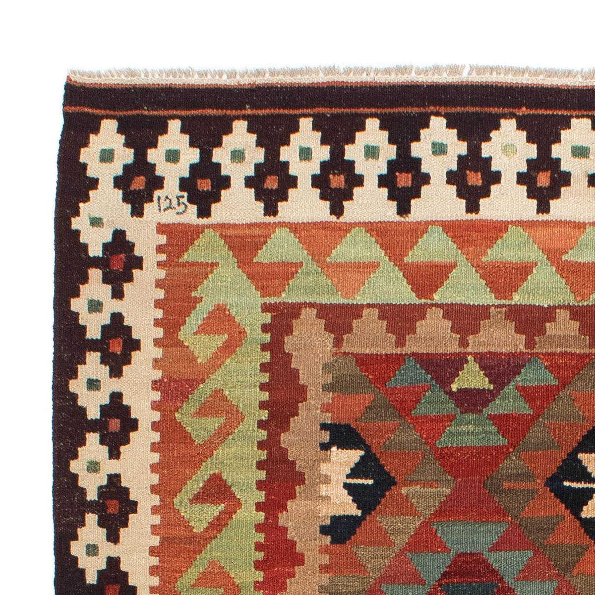 Tappeto Kelim - Splash - 211 x 154 cm - multicolore