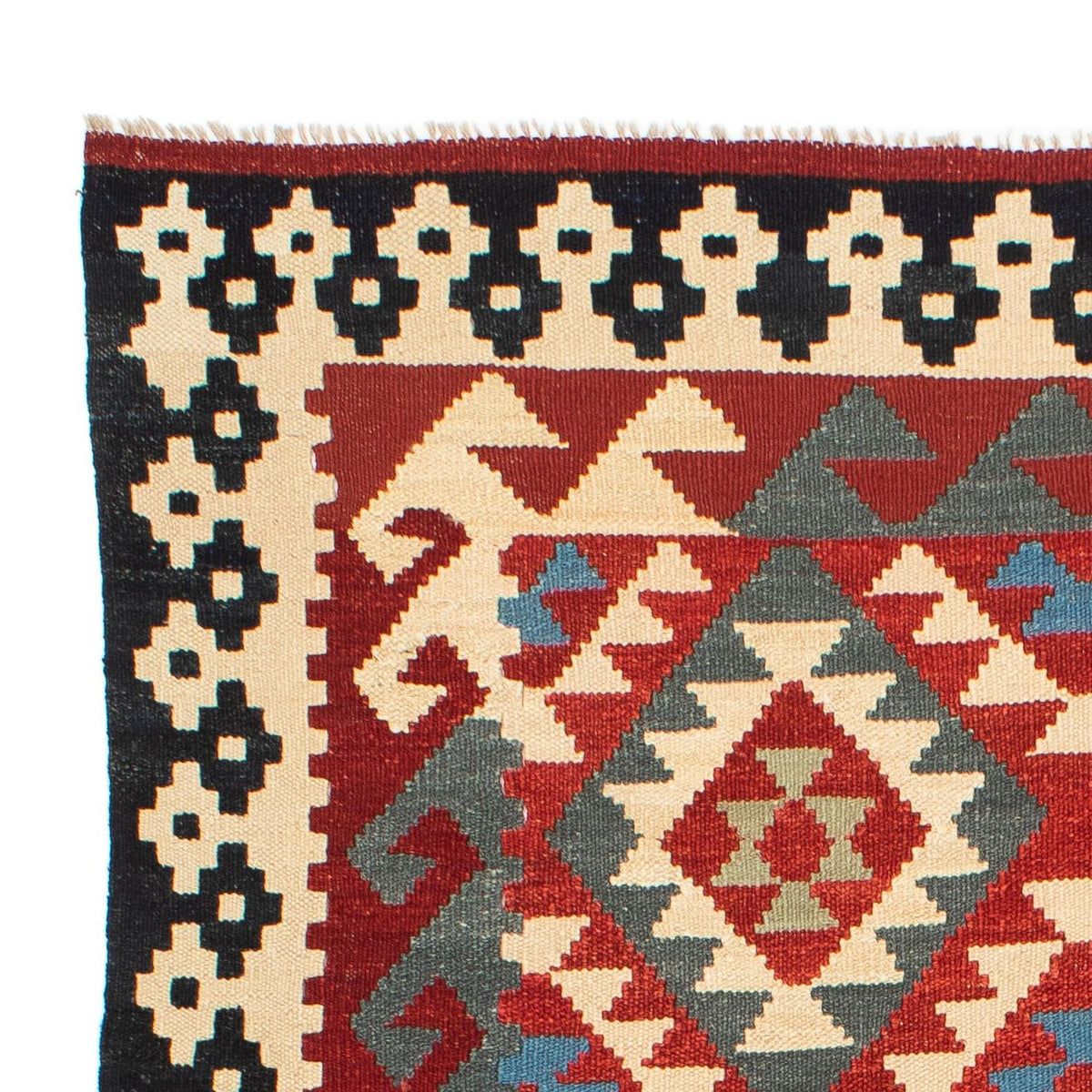 Tappeto Kelim - Splash - 199 x 163 cm - multicolore