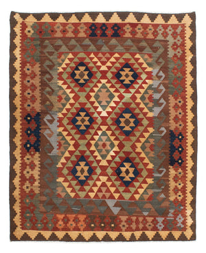 Tappeto Kelim - Splash - 193 x 158 cm - multicolore