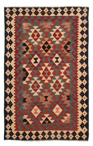 Tappeto Kelim - Splash - 207 x 146 cm - multicolore