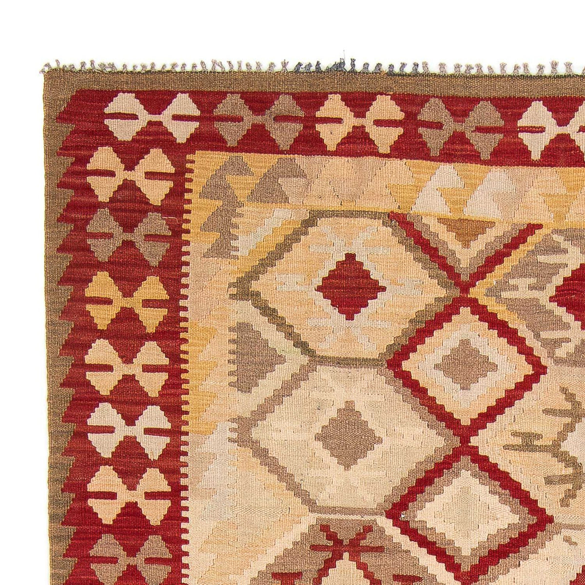 Tappeto Kelim - Splash - 290 x 193 cm - beige