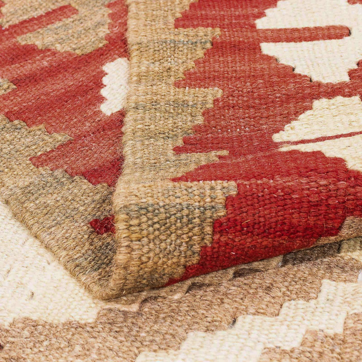 Tappeto Kelim - Splash - 290 x 193 cm - beige