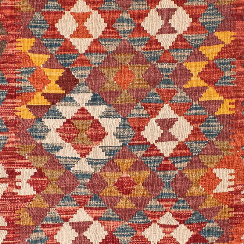 Tappeto corsia Tappeto Kelim - Orientale - 195 x 98 cm - rosso