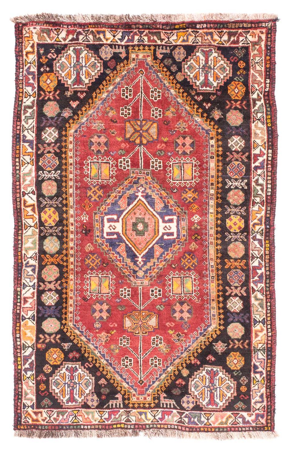Tappeto Persero - Nomade - 150 x 105 cm - rosso scuro