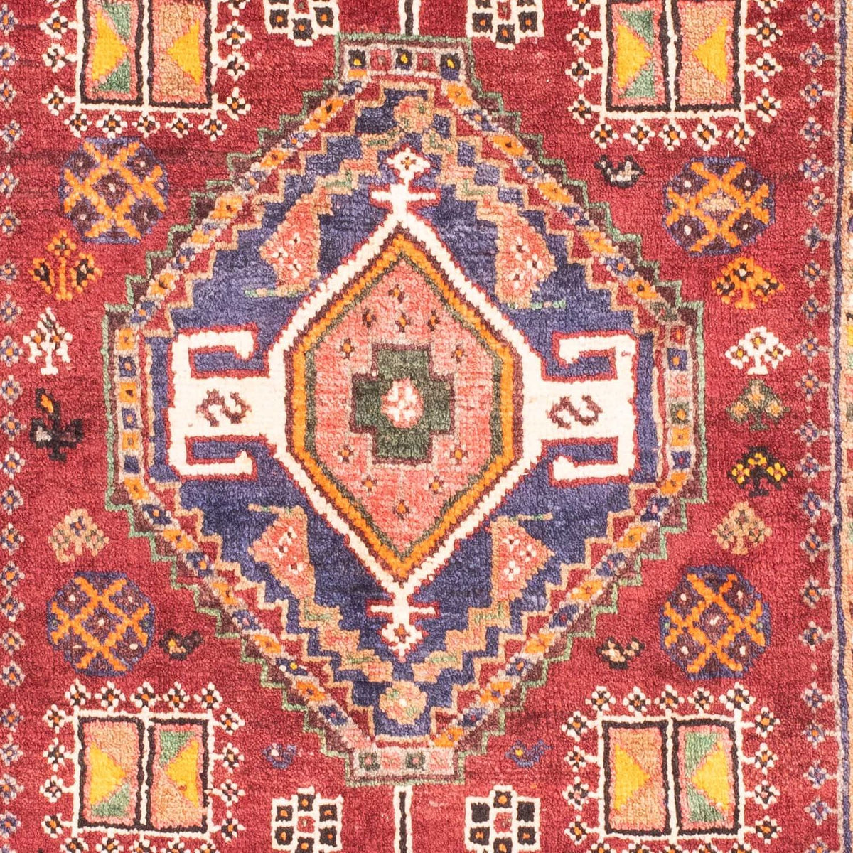 Tappeto Persero - Nomade - 150 x 105 cm - rosso scuro