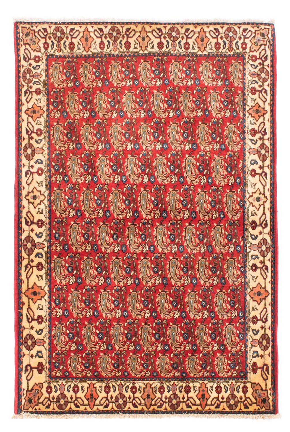Tappeto Persero - Nomade - 160 x 110 cm - rosso scuro