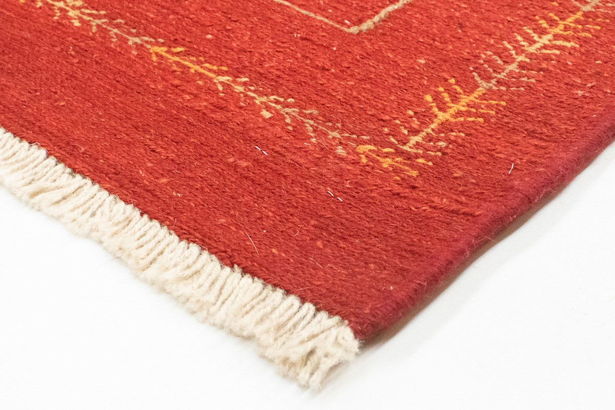 Tappeto Gabbeh - Persero - 170 x 112 cm - rosso