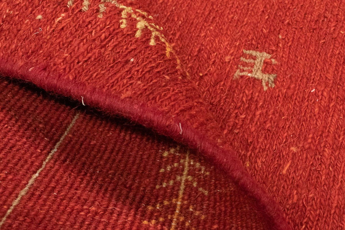 Tappeto Gabbeh - Persero - 170 x 112 cm - rosso