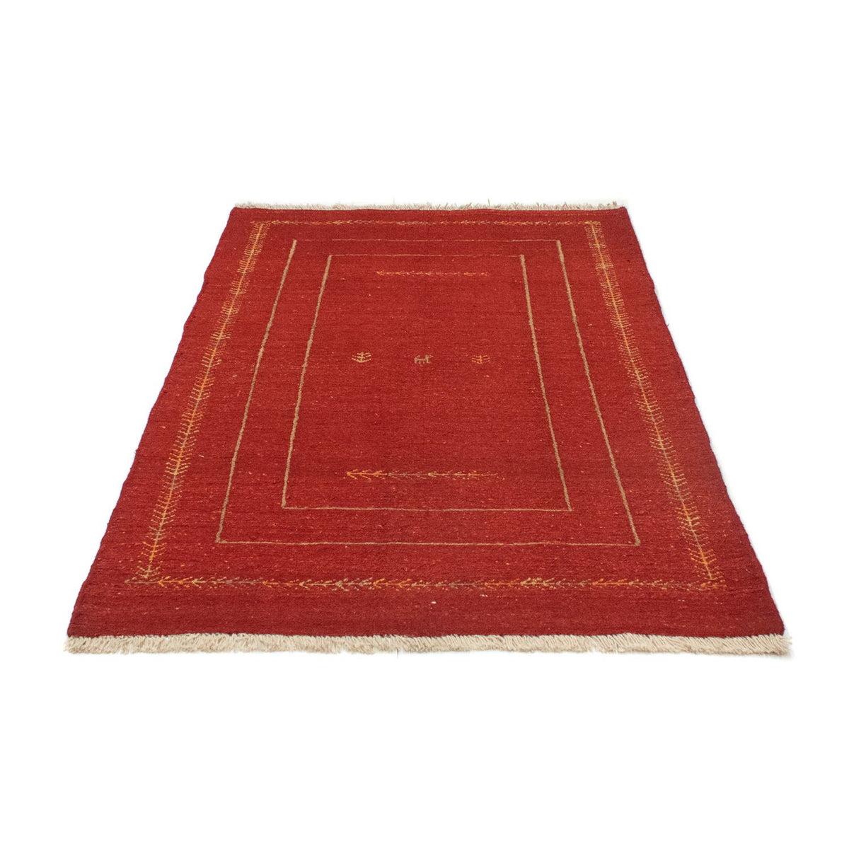 Tappeto Gabbeh - Persero - 170 x 112 cm - rosso