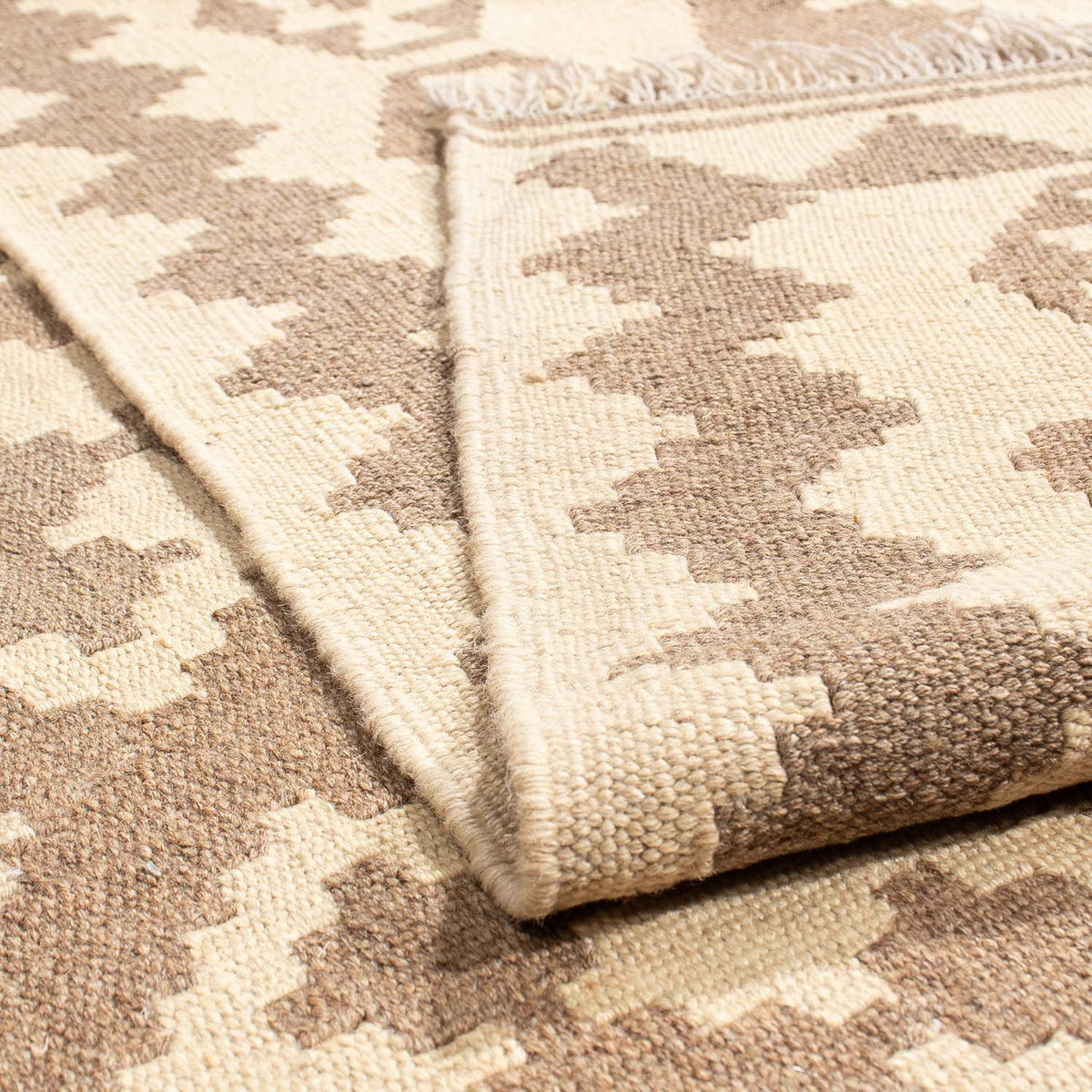 Tappeto Kelim - Orientale - 212 x 163 cm - marrone chiaro