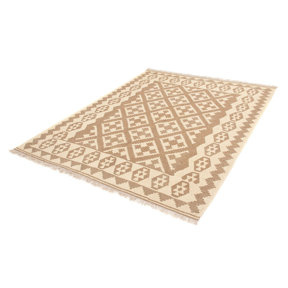 Tappeto Kelim - Orientale - 212 x 163 cm - marrone chiaro