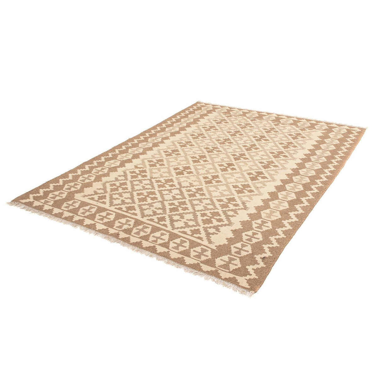 Tappeto Kelim - Orientale - 211 x 153 cm - marrone chiaro
