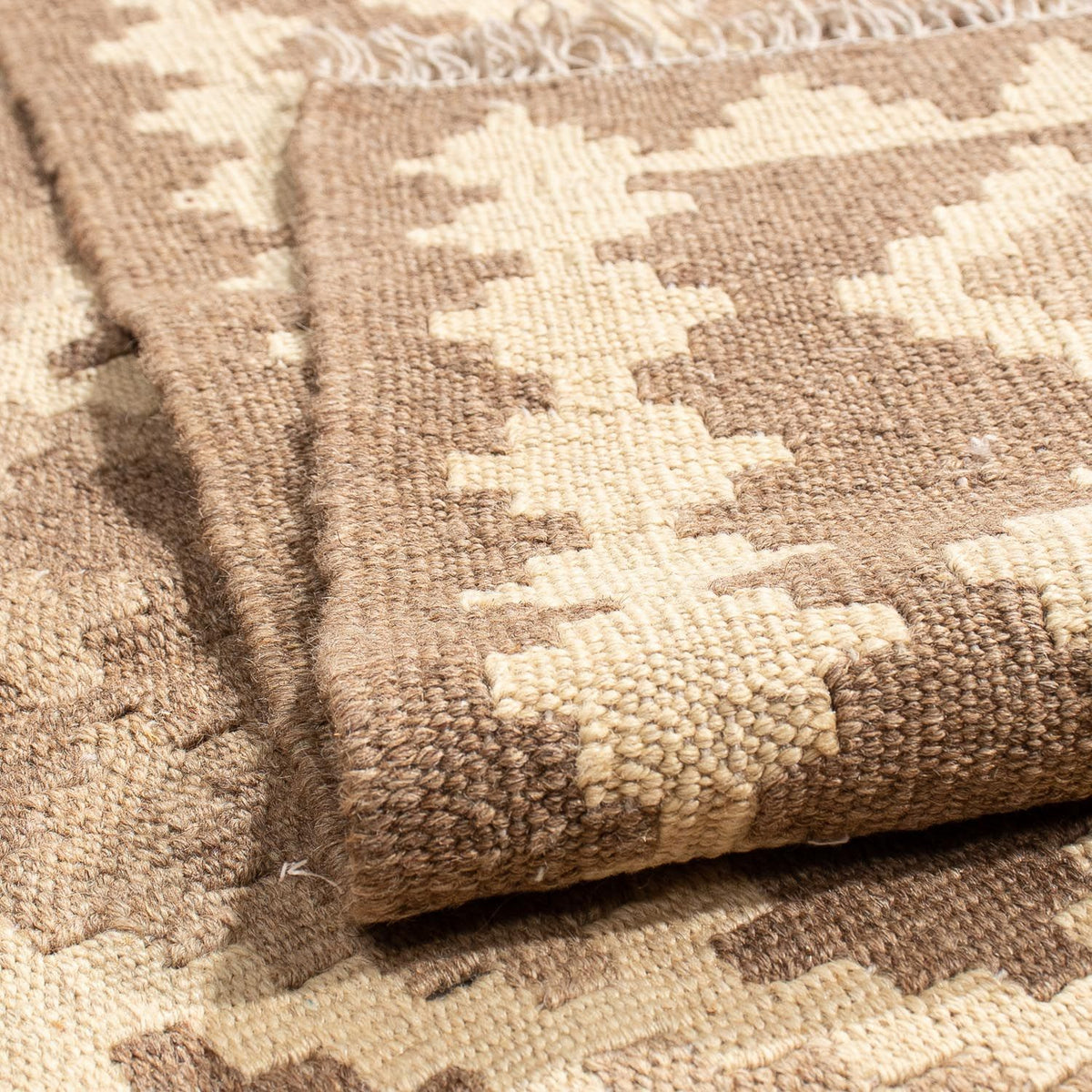 Tappeto Kelim - Orientale - 190 x 145 cm - marrone chiaro