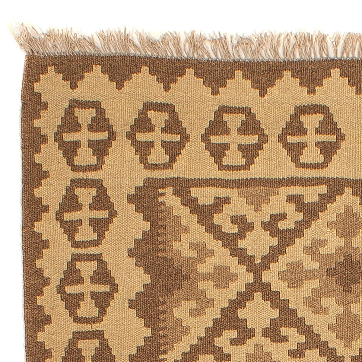 Tappeto Kelim - Orientale - 205 x 153 cm - marrone chiaro