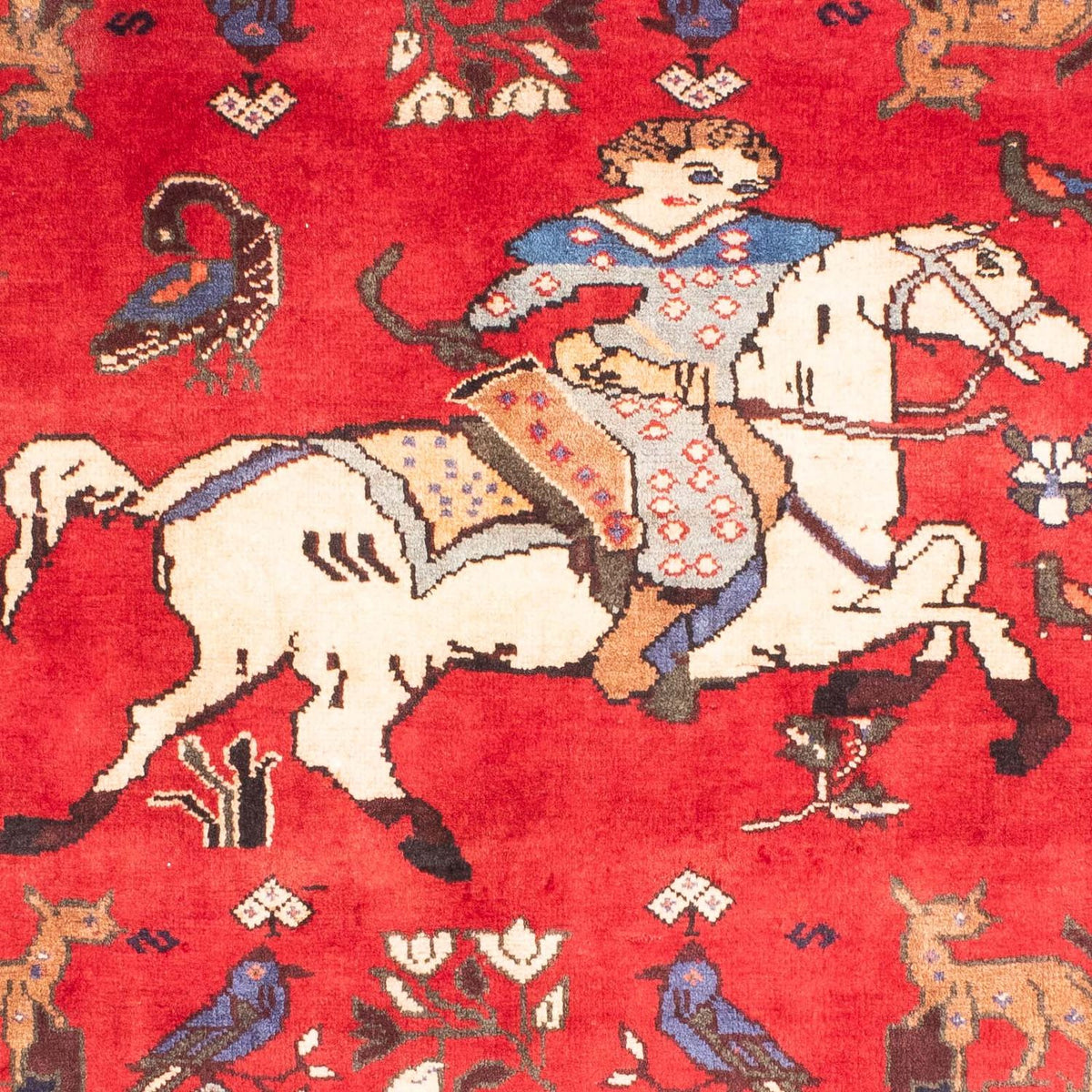 Tappeto Persero - Nomade - 158 x 123 cm - rosso scuro