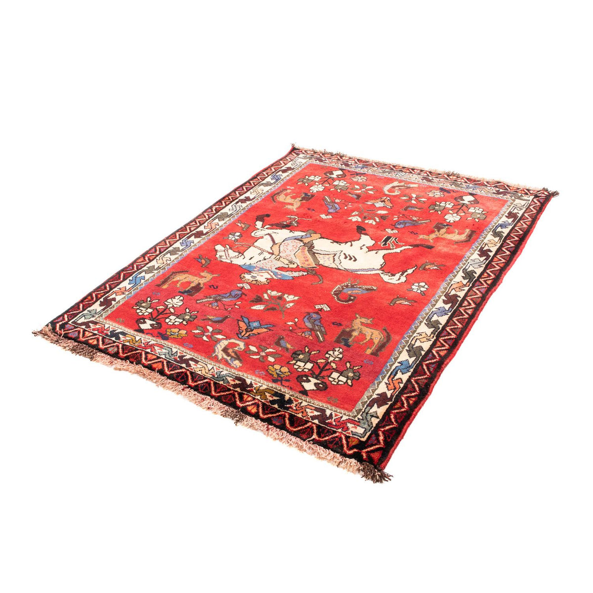 Tappeto Persero - Nomade - 158 x 123 cm - rosso scuro