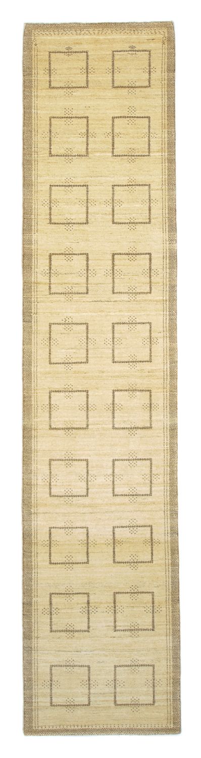 Tappeto corsia Tappeto Gabbeh - Persero - 345 x 75 cm - beige