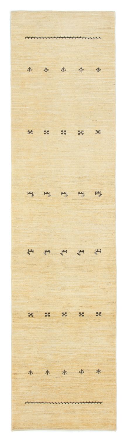 Tappeto corsia Tappeto Gabbeh - Persero - 334 x 83 cm - beige