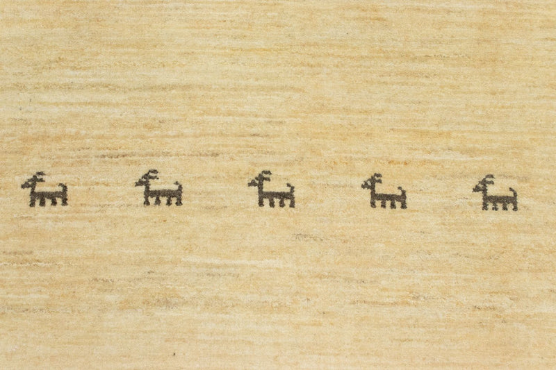 Tappeto corsia Tappeto Gabbeh - Persero - 334 x 83 cm - beige