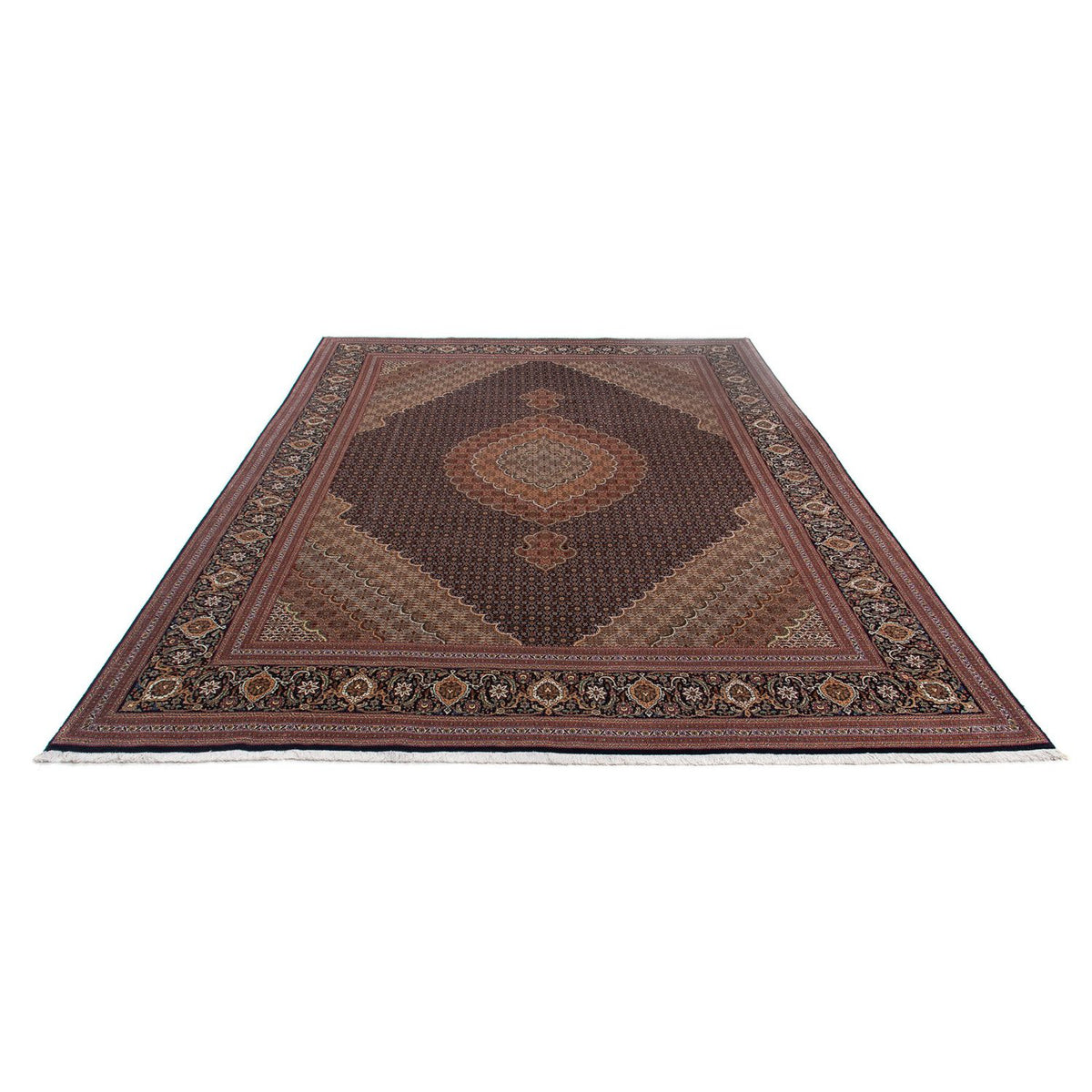 Tappeto Persero - Tabriz - 359 x 252 cm - marrone