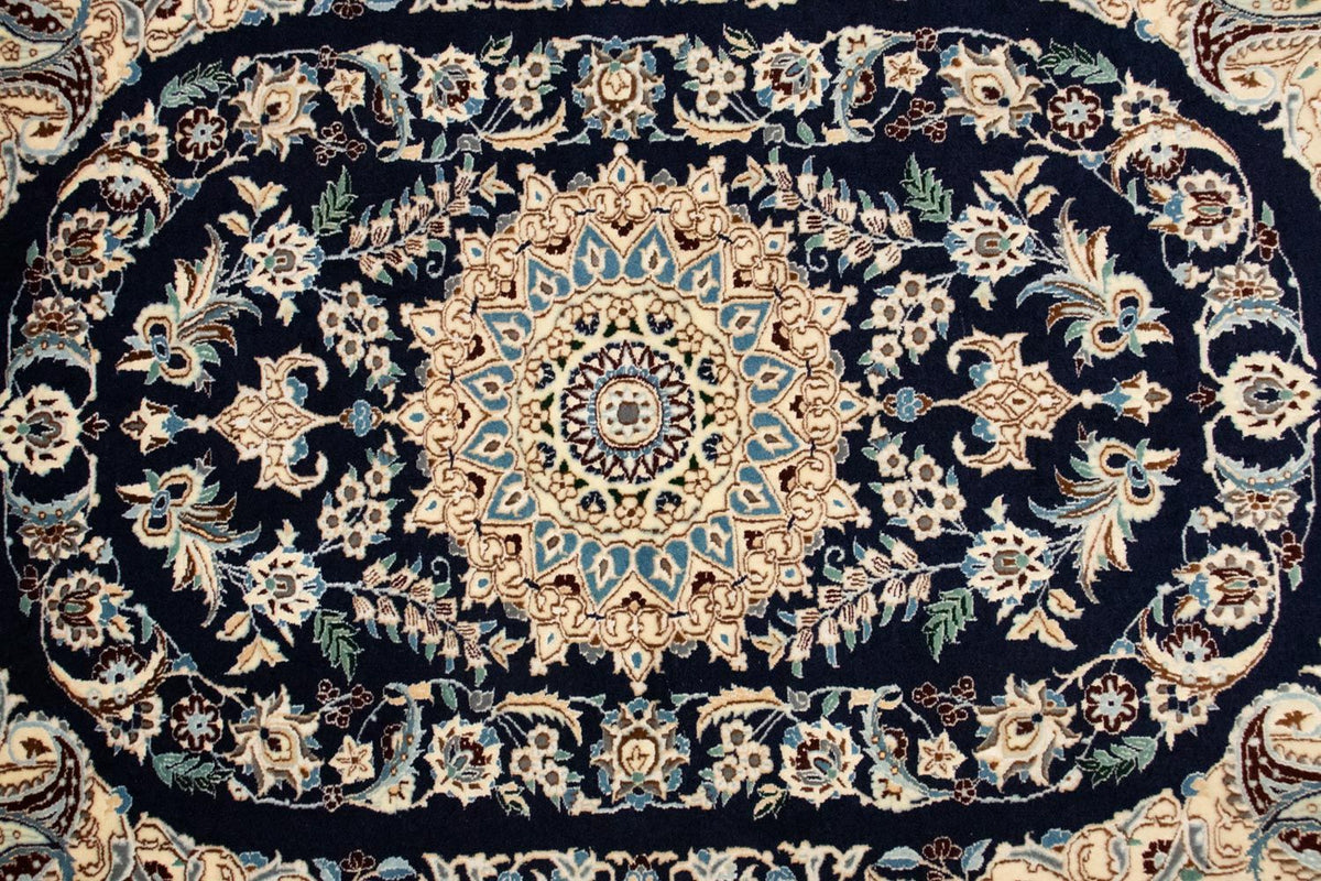 Tappeto Persero - Nain - Premio - 148 x 100 cm - blu scuro