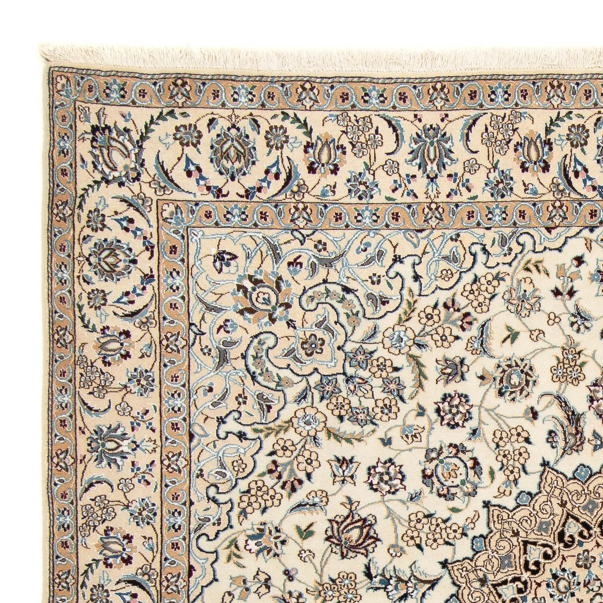 Tappeto Persero - Nain - Reale quadrato  - 202 x 201 cm - beige