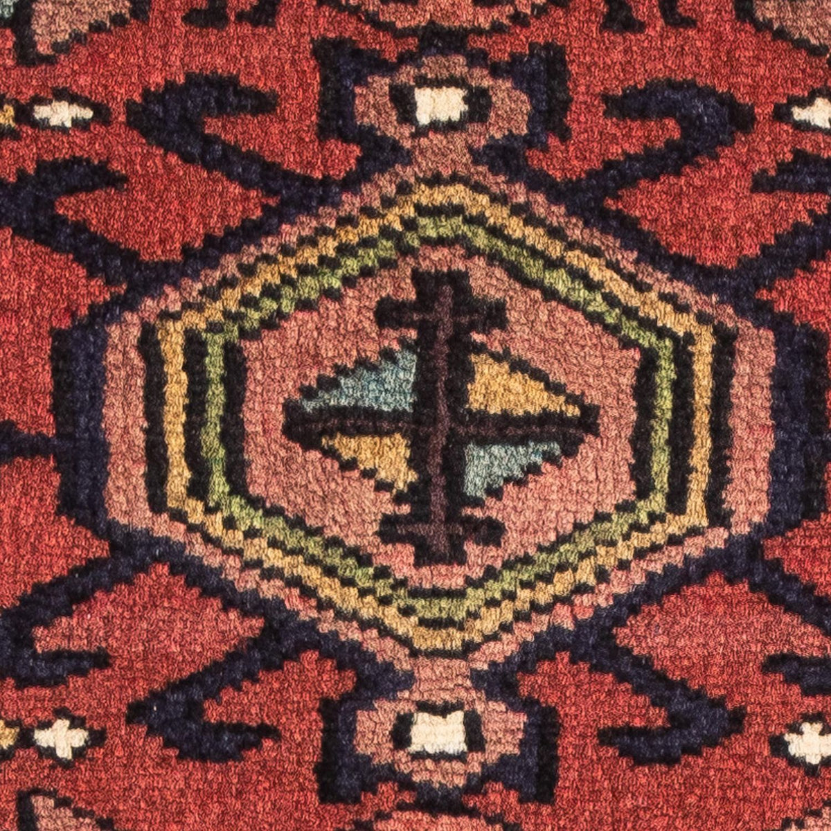 Tappeto Persero - Nomade - 105 x 65 cm - rosso scuro