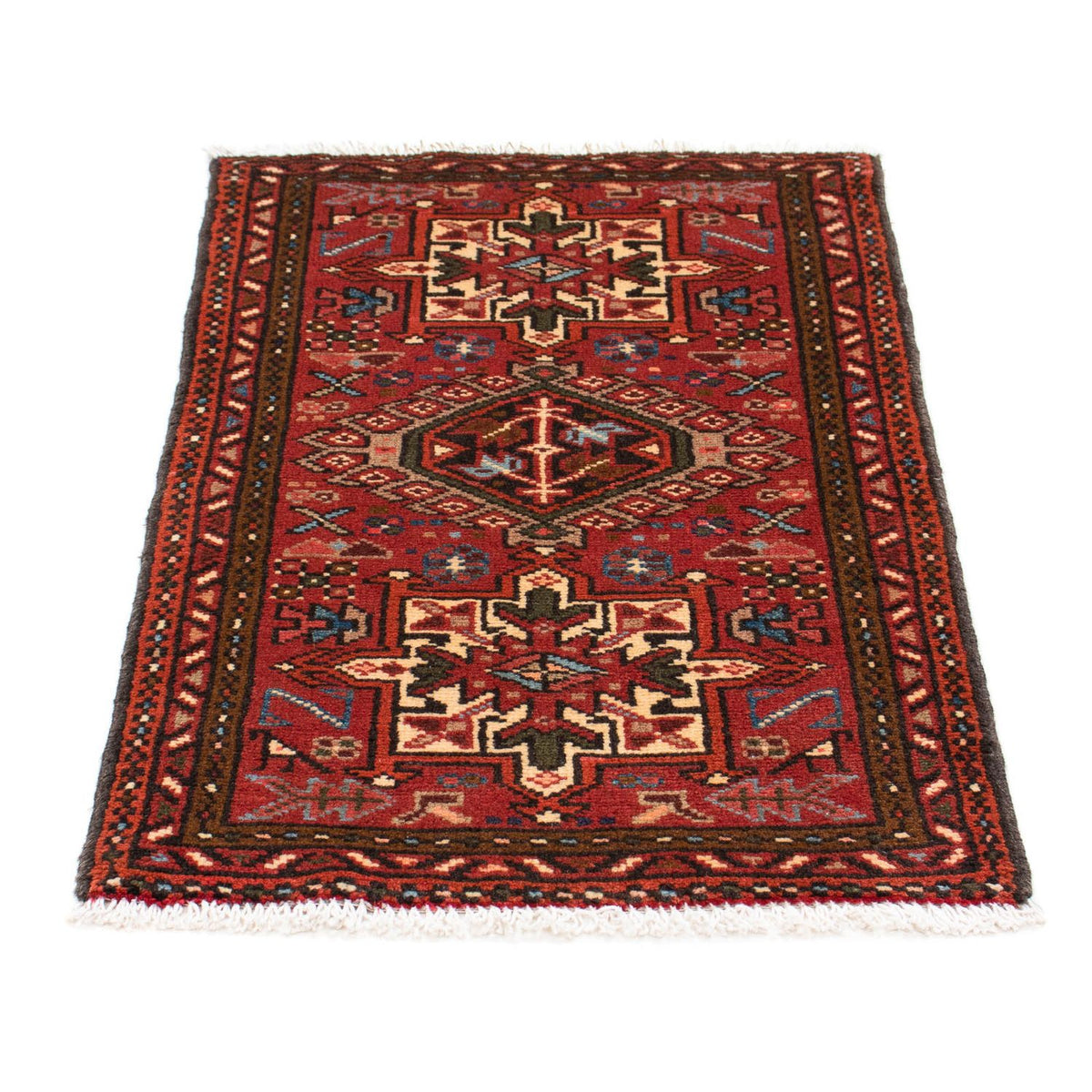 Tappeto Persero - Nomade - 108 x 65 cm - rosso scuro