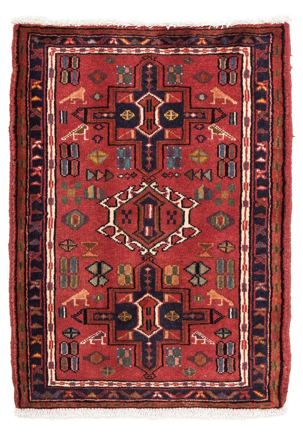 Tappeto Persero - Nomade - 98 x 70 cm - rosso scuro