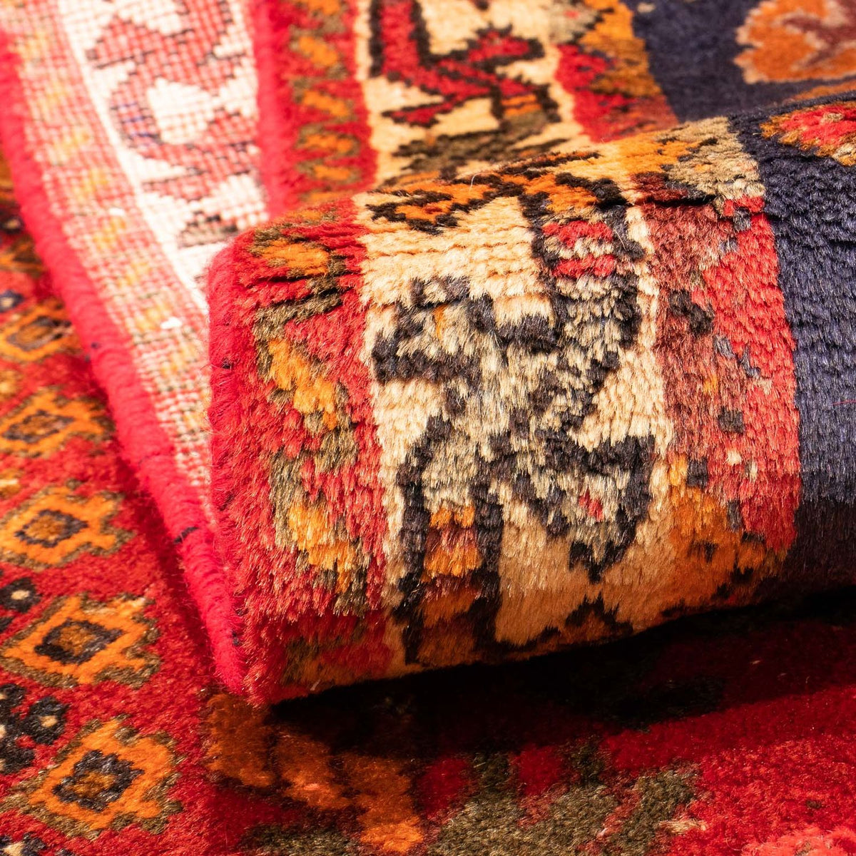 Tappeto Persero - Nomade - 159 x 106 cm - rosso scuro