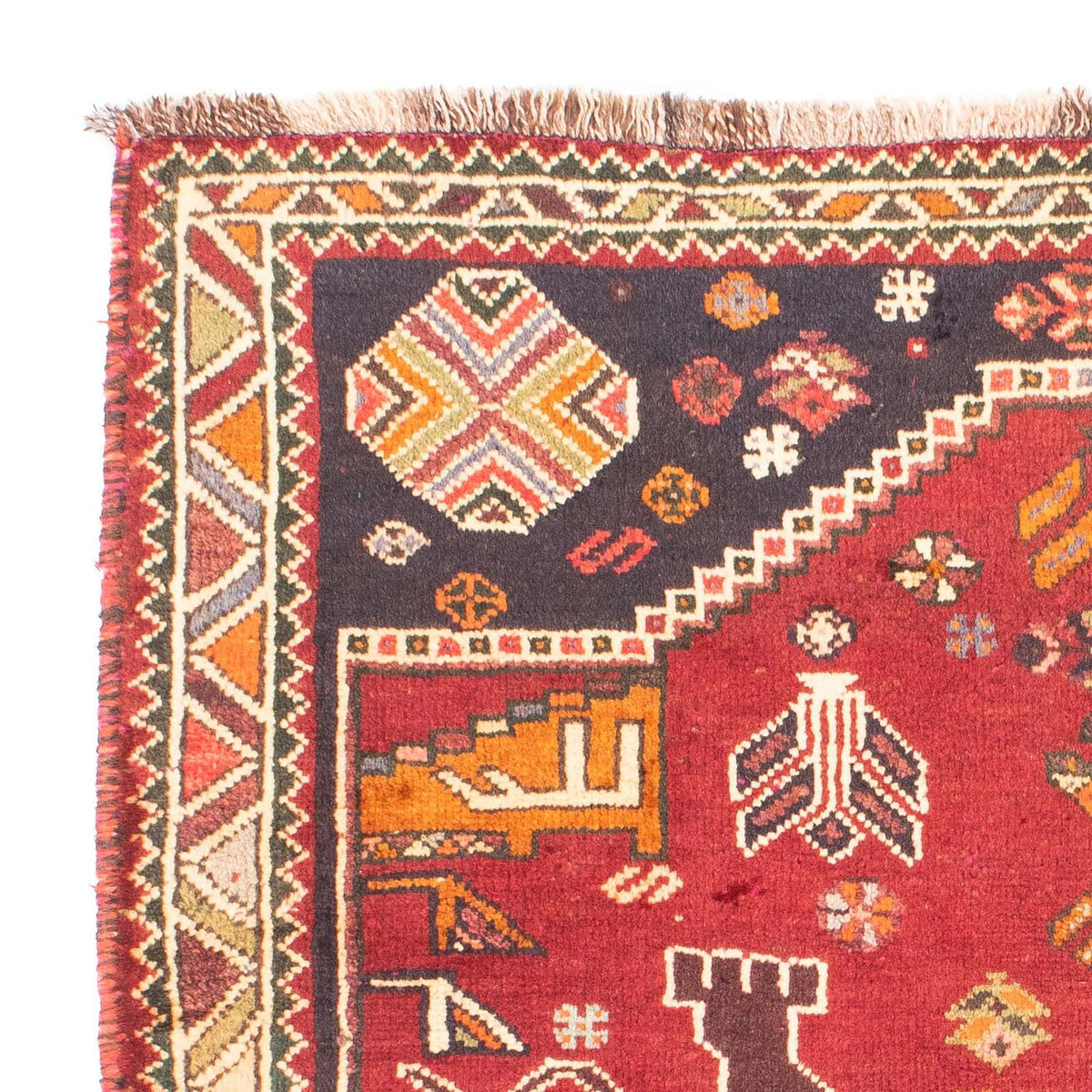 Tappeto Persero - Nomade - 167 x 120 cm - rosso scuro