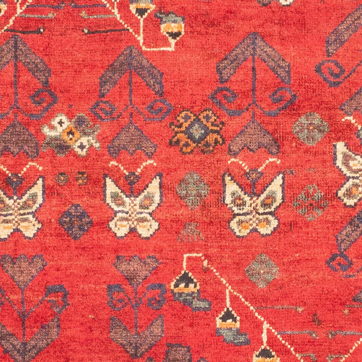 Tappeto Persero - Nomade - 155 x 110 cm - rosso scuro