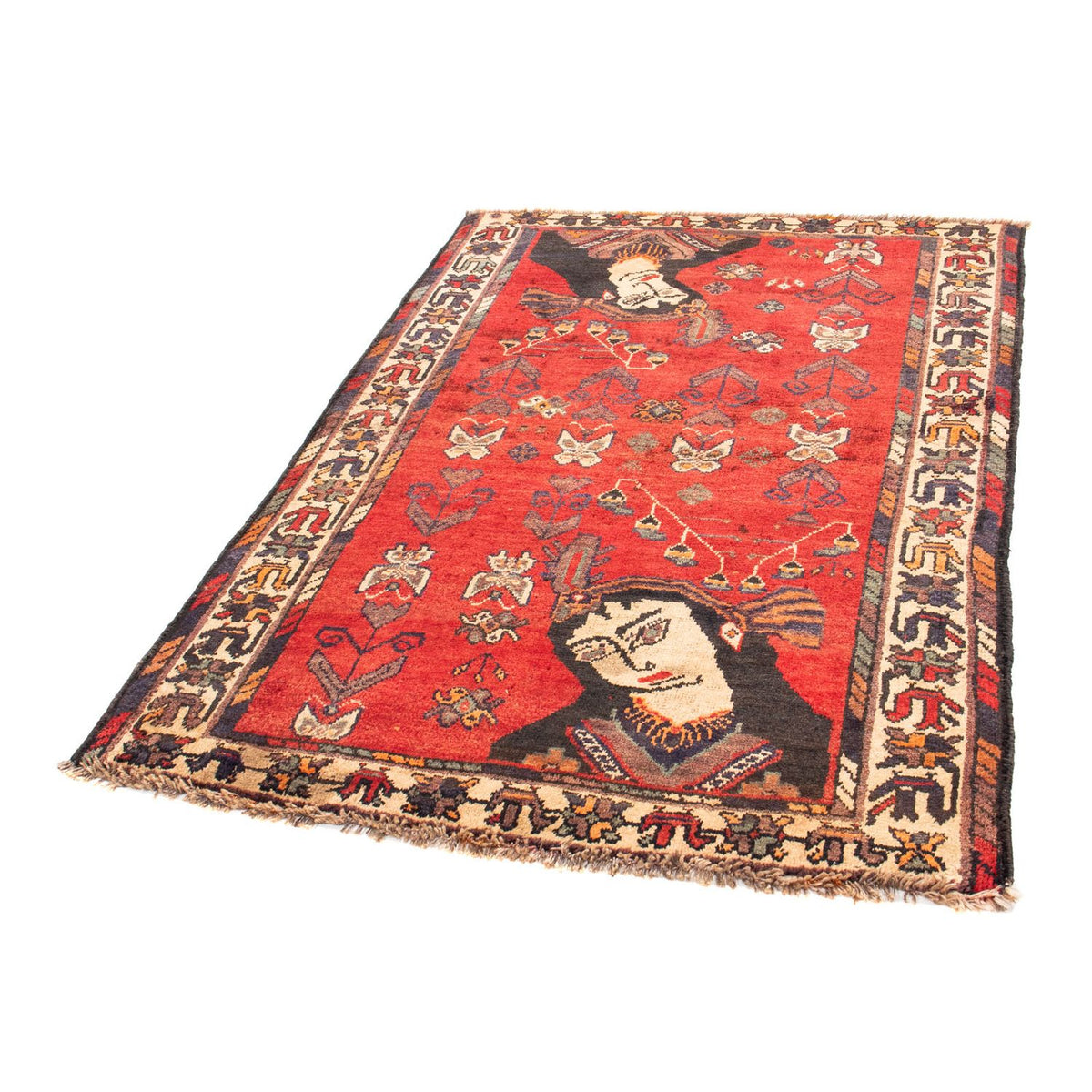 Tappeto Persero - Nomade - 155 x 110 cm - rosso scuro
