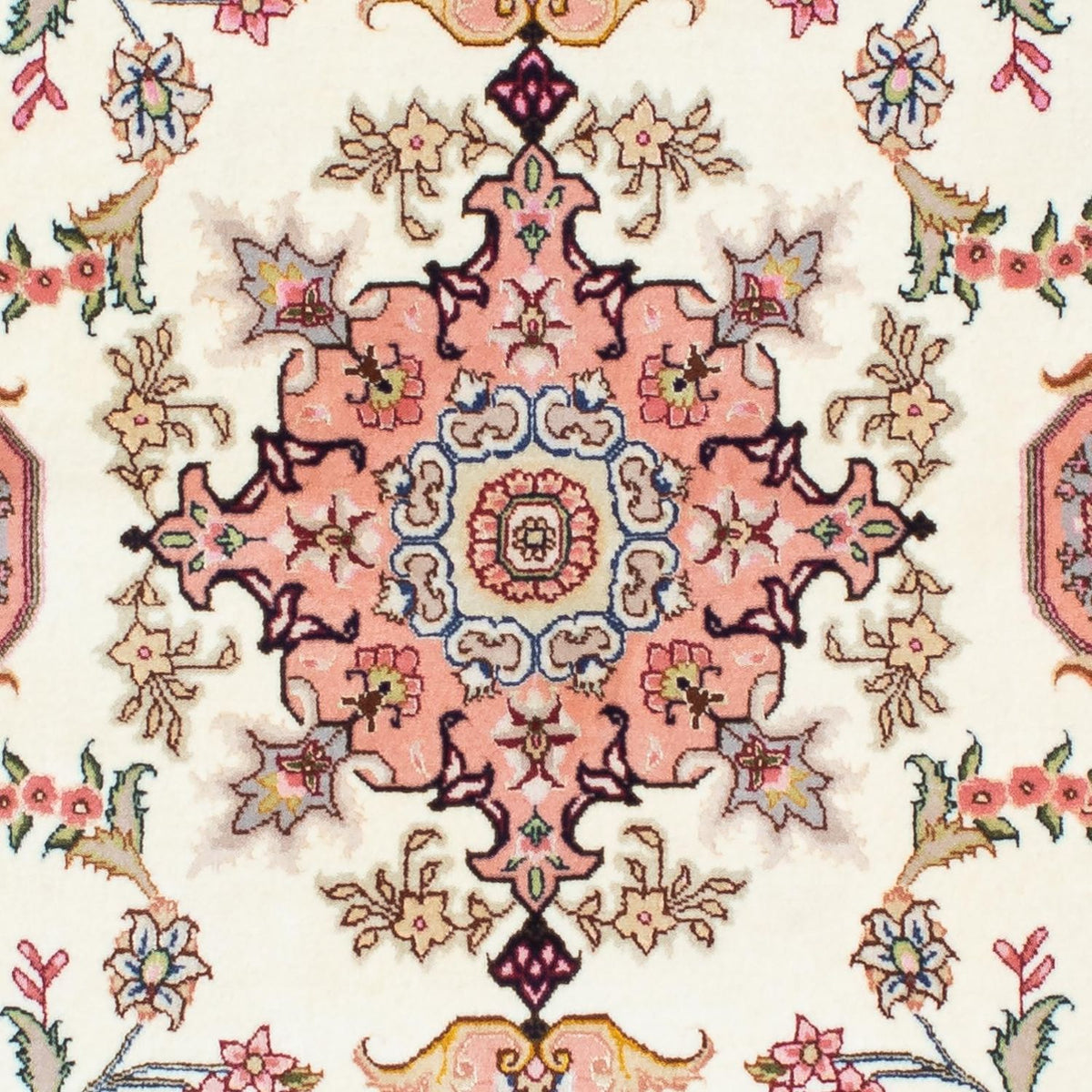 Tappeto corsia Tappeto Persero - Tabriz - Reale - 215 x 81 cm - beige