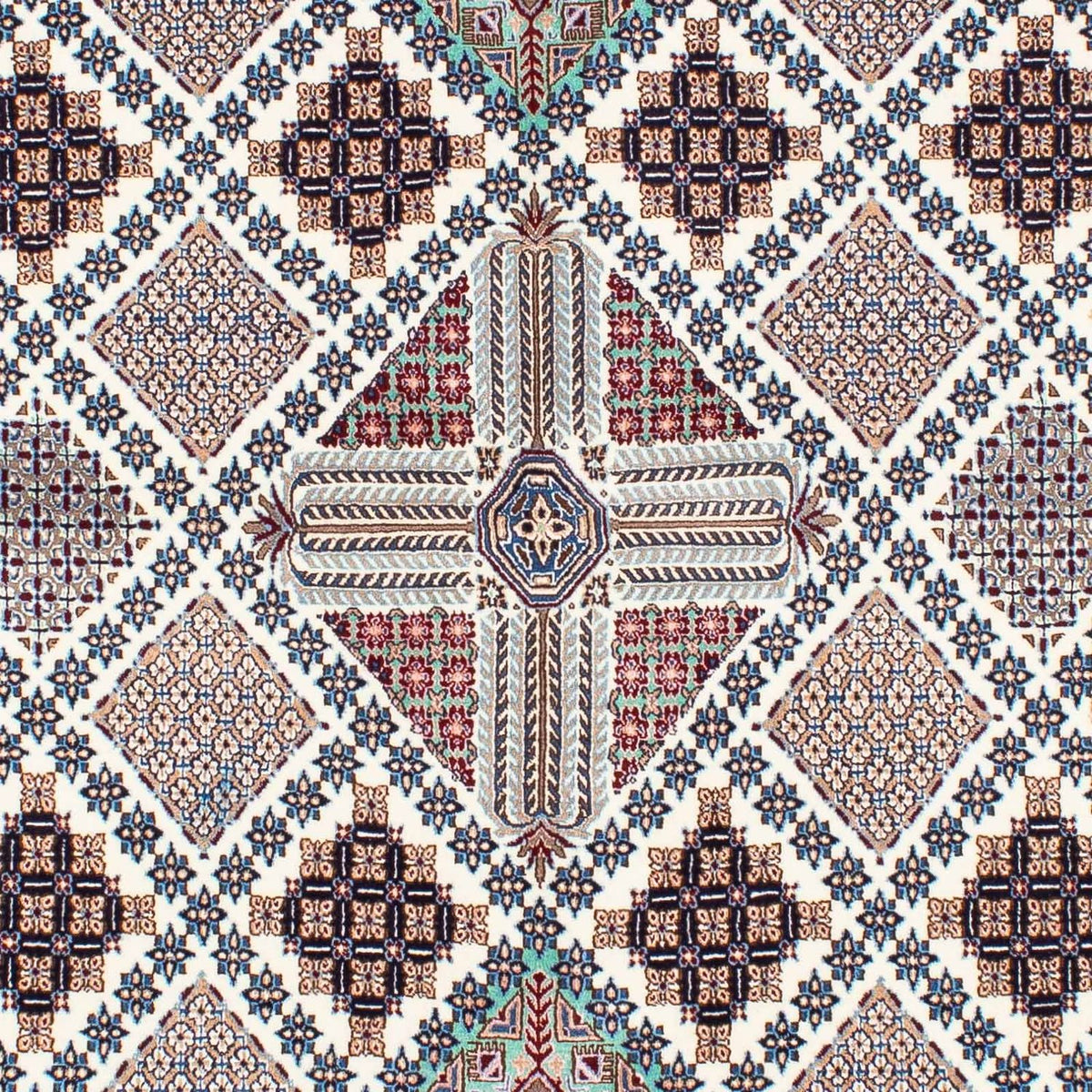 Tappeto Persero - Nain - Premio - 226 x 139 cm - multicolore