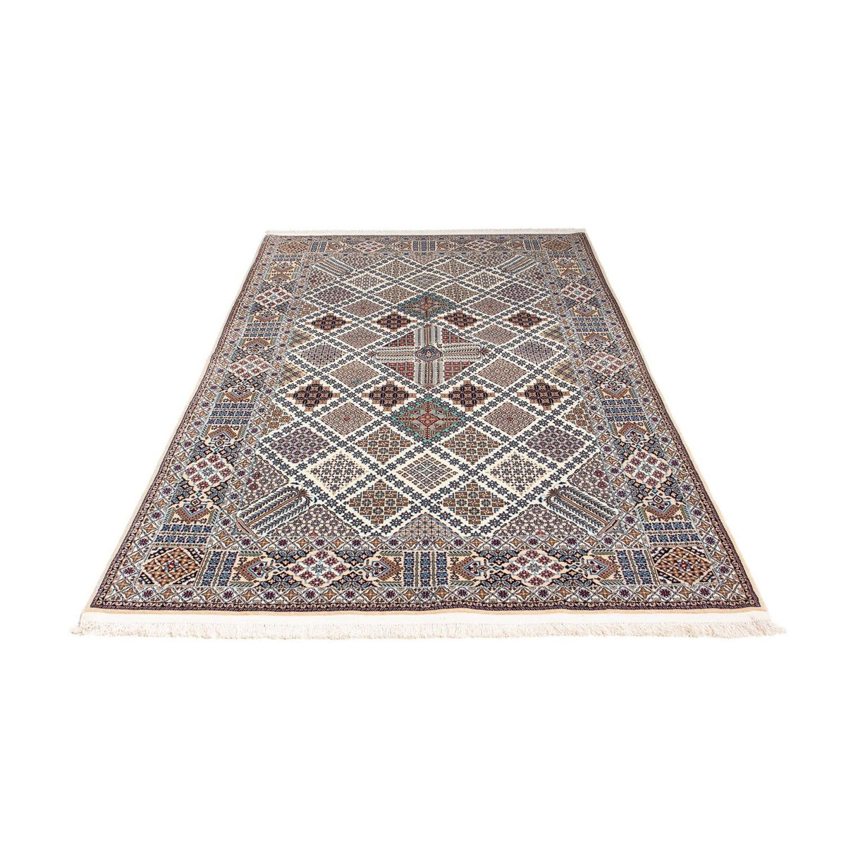 Tappeto Persero - Nain - Premio - 226 x 139 cm - multicolore