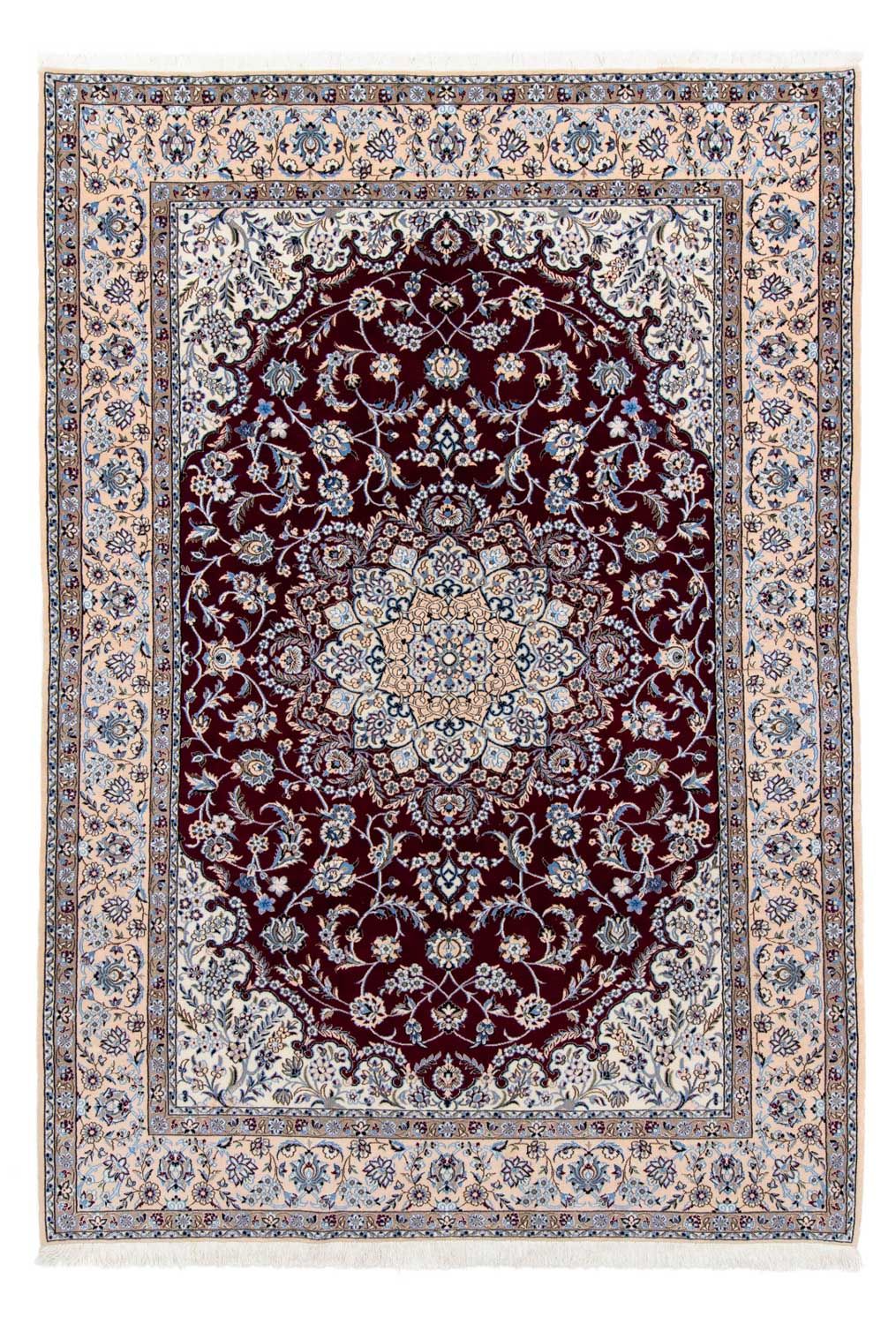 Tappeto Persero - Nain - Reale - 305 x 201 cm - rosso scuro