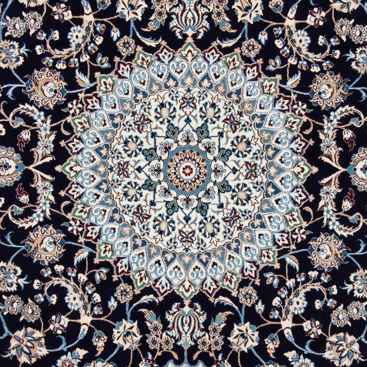 Tappeto Persero - Nain - Reale - 319 x 203 cm - nero