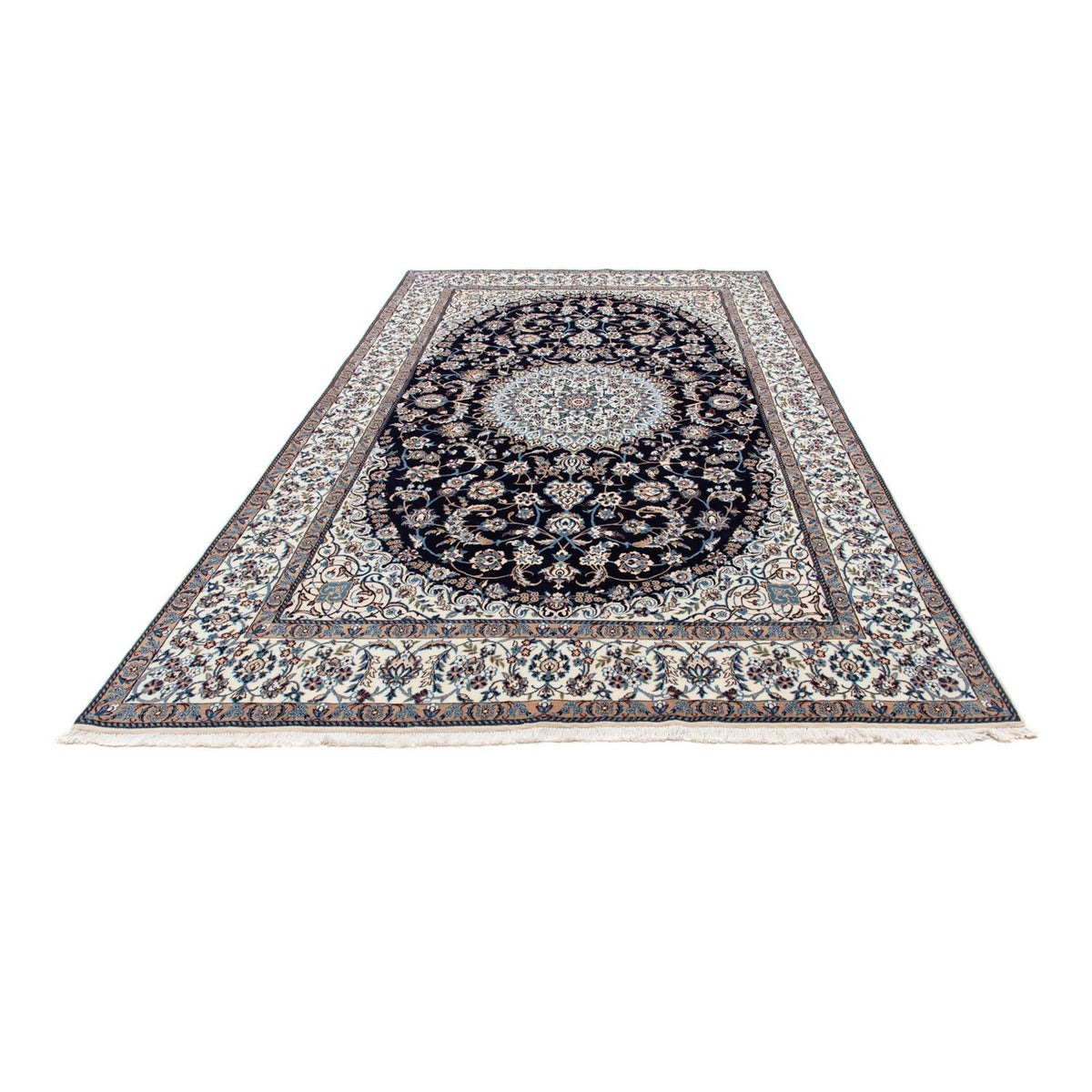 Tappeto Persero - Nain - Reale - 319 x 203 cm - nero