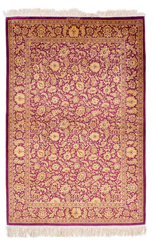 Tappeto Persero - Ghom - 150 x 100 cm - viola