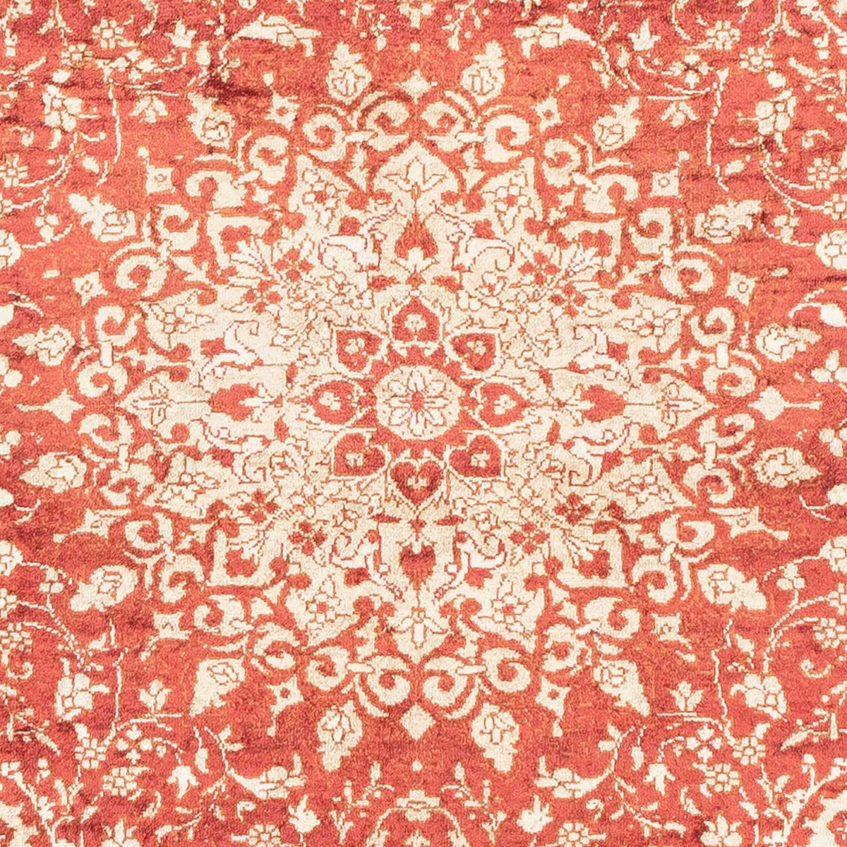 Tappeto orientale - Hereke - 122 x 69 cm - rosso scuro
