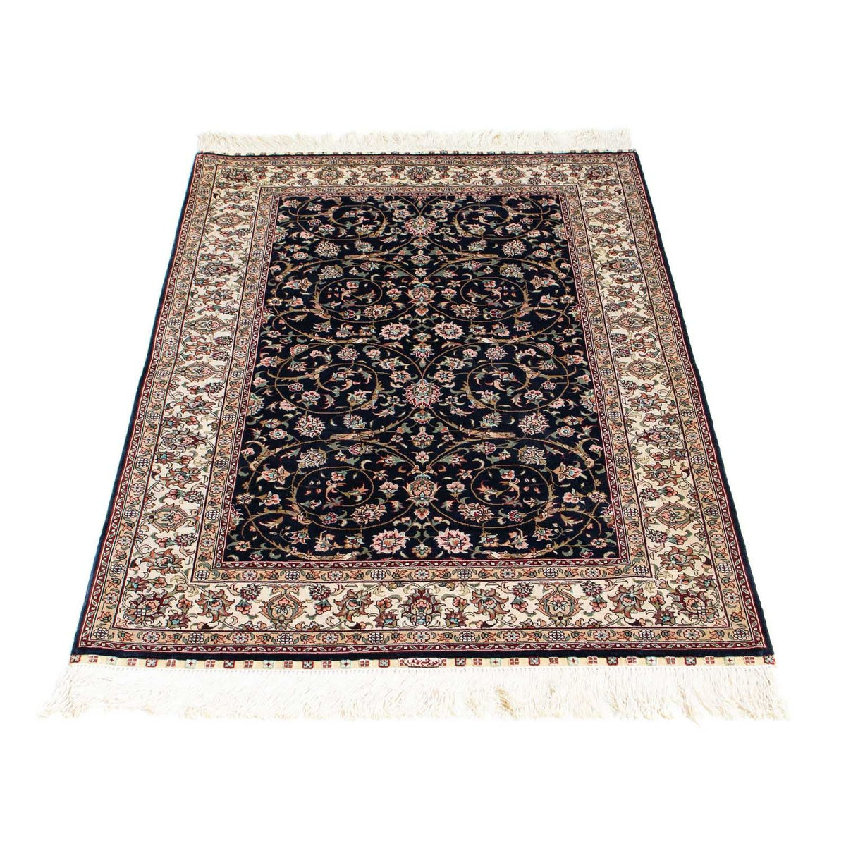Tappeto orientale - Hereke - 122 x 76 cm - rosso scuro