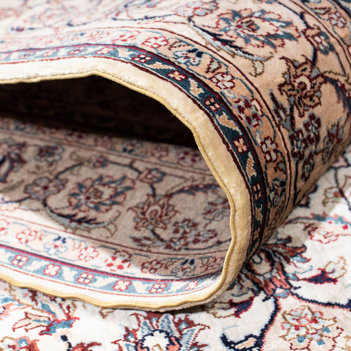 Tappeto corsia Tappeto orientale - Hereke - 185 x 78 cm - beige