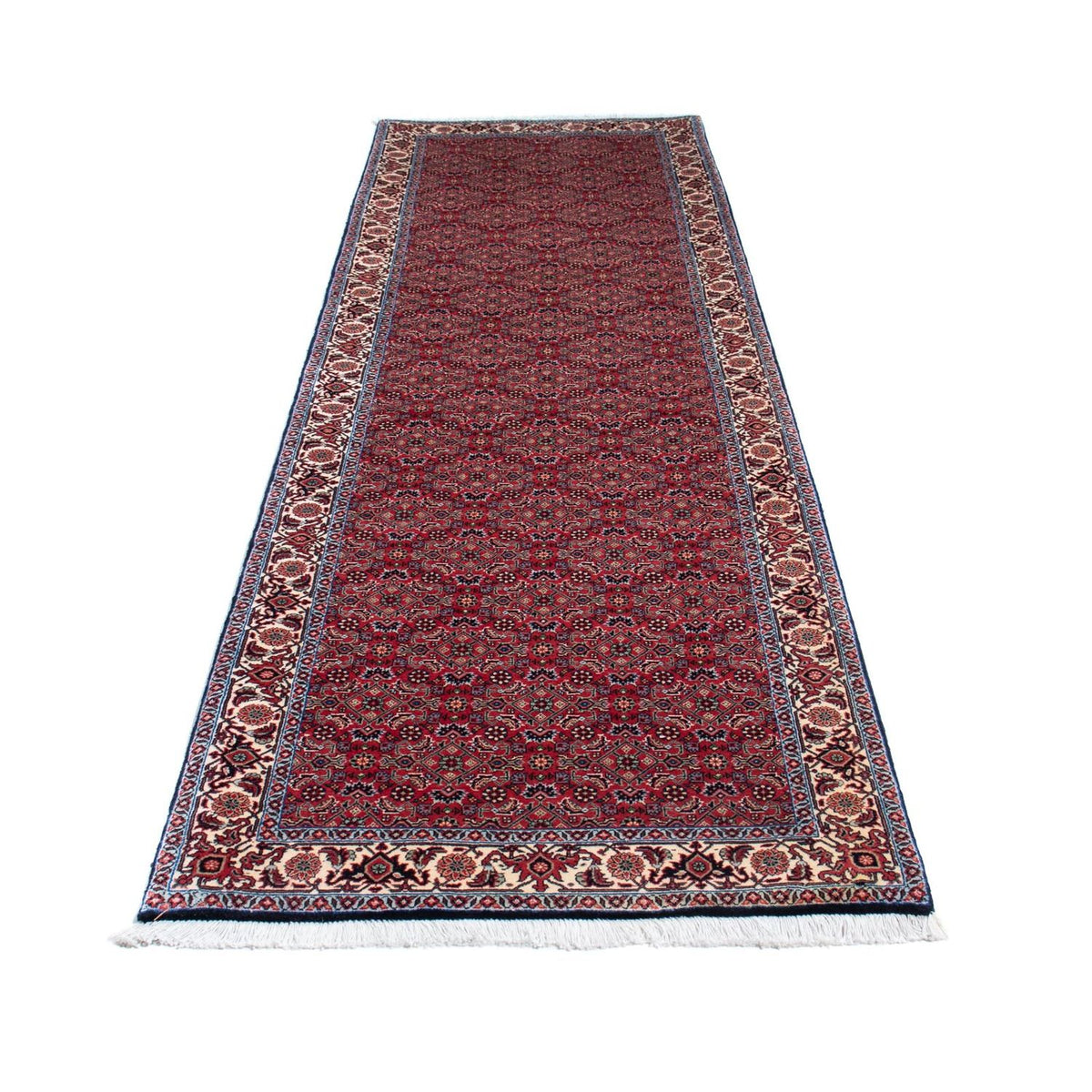 Tappeto corsia Tappeto Persero - Bidjar - 295 x 84 cm - rosso scuro