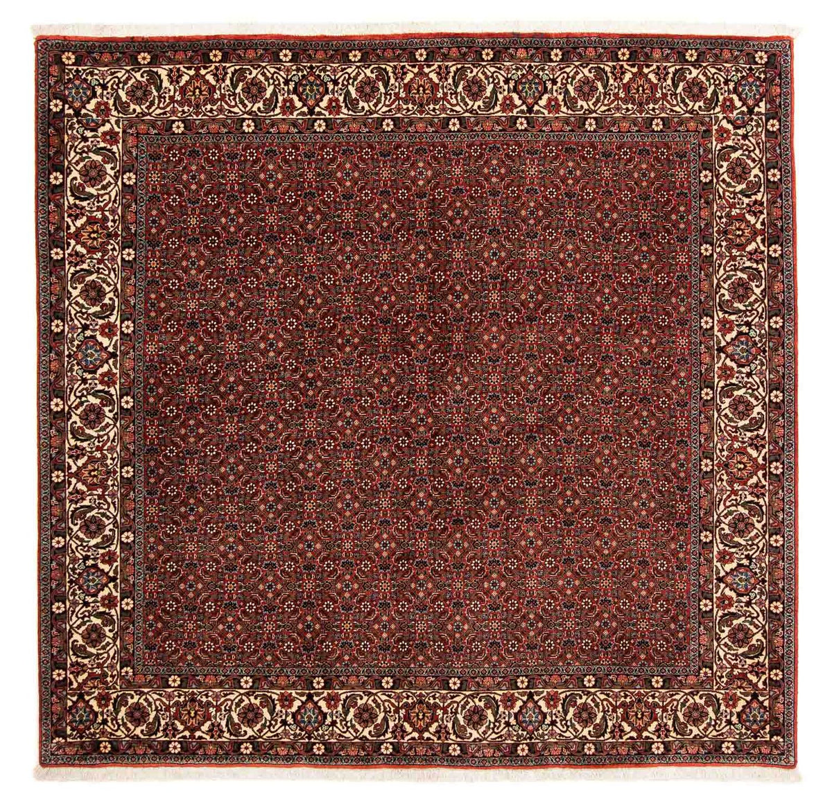 Tappeto Persero - Bidjar quadrato - 203 x 197 cm - rosso scuro