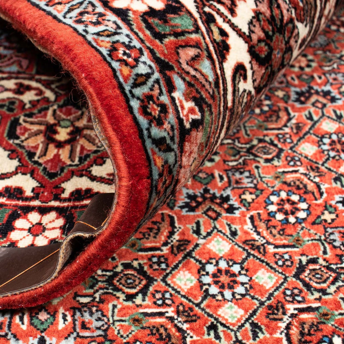 Tappeto Persero - Bidjar quadrato - 203 x 197 cm - rosso scuro