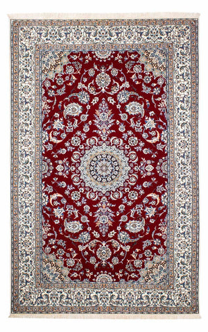 Tappeto Persero - Nain - Premio - 242 x 158 cm - rosso scuro